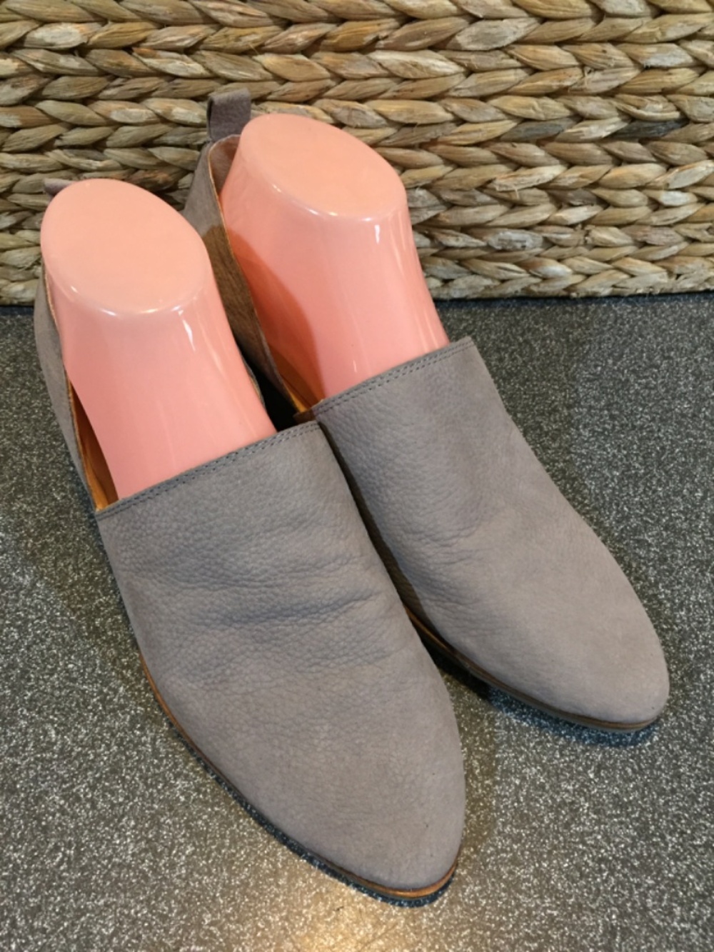 Lucky Brand Gray Suede Slip-On Shoes - Picture 3 of 12